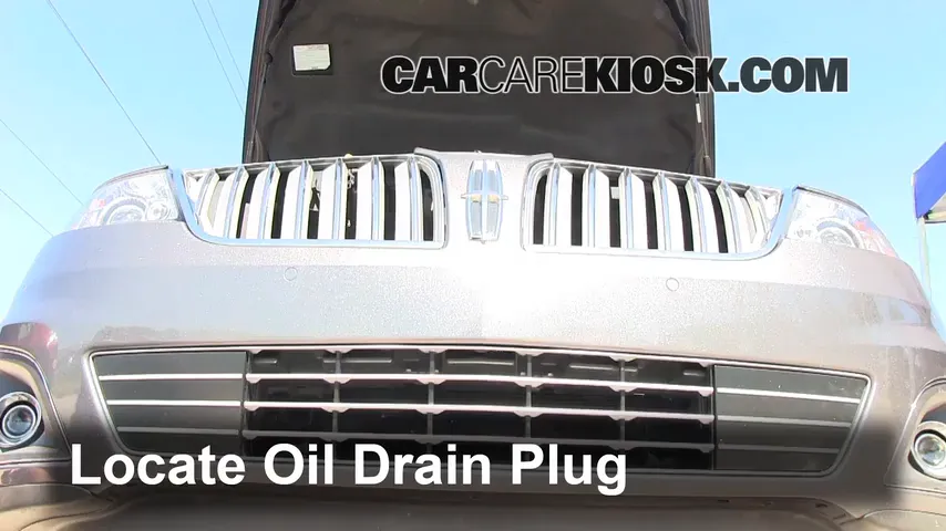 2011 Lincoln MKS 3.7L V6 Huile Changer l'huile et le filtre à huile